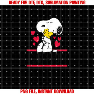 Peanuts Valentines Snoopy Woodstock Love T-shirt