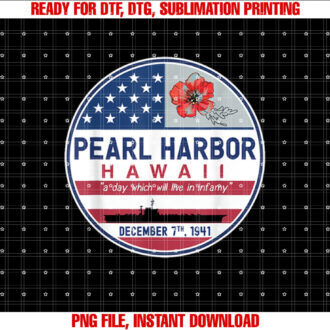 Pearl Harbor Memorial Hawaii Vintage USA Flag Day of Infamy T-shirt