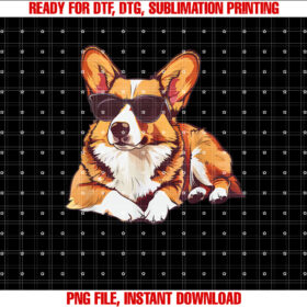 Pembroke Welsh Corgi Dog Sunglasses T-shirt