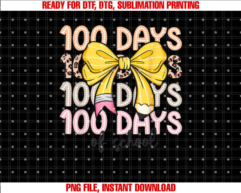 Pencil Coquette Bow 100 Days Of School 100 Days Smarter Cute T-shirt