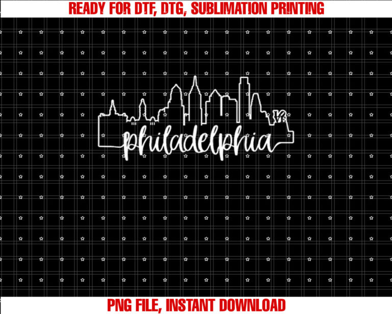 Philadelphia City Skyline Philly Brotherly Love Cute T-shirt