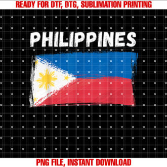 Philippines Flag Holiday Vintage Grunge Filipino Flag T-shirt