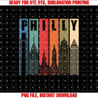 Philly Retro Vintage Philadelphia Skyline Philly City Pride T-shirt