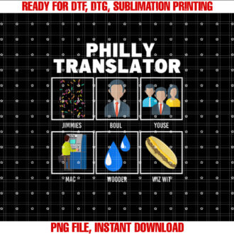Philly Translator Funny Philadelphia Accent Philly Joke Womens Blend Modern Humor T-shirt