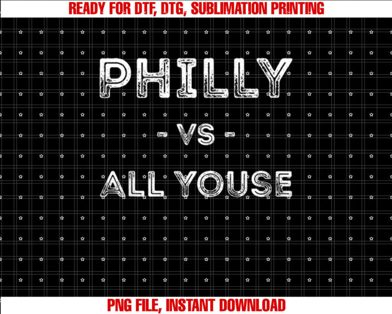 Philly vs All Youse Funny Philadelphia slang Men Women Kids T-shirt
