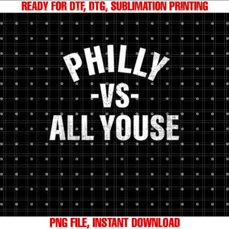 Philly vs All Youse Funny Philadelphia slang T-shirt