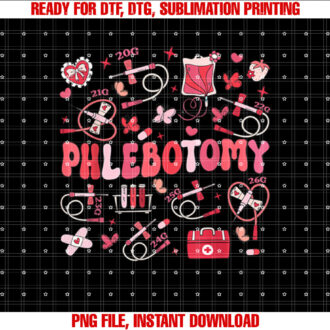 Phlebotomist Heart Phlebotomy Nurse Tech Gift Valentines T-shirt