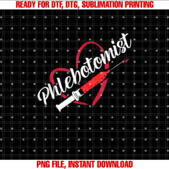 Phlebotomist Heart Syringe Veins Phlebotomy Technician T-shirt