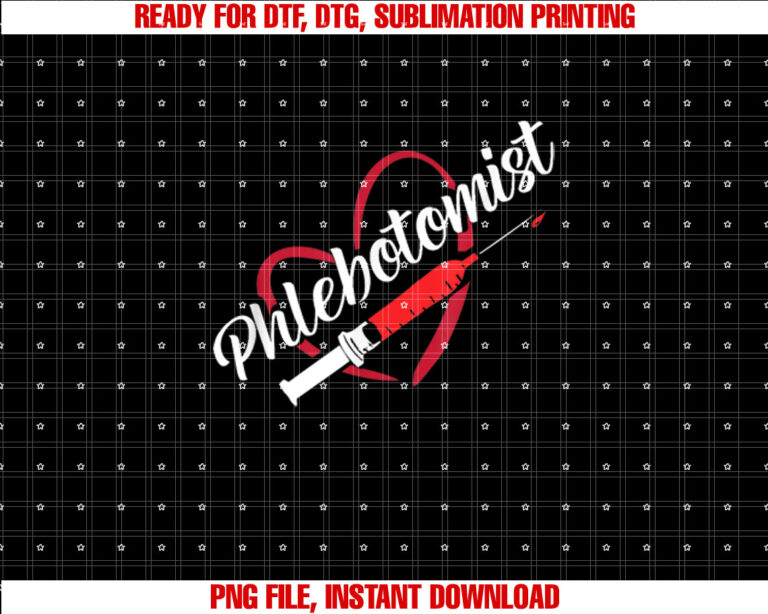 Phlebotomist Heart Syringe Veins Phlebotomy Technician T-shirt