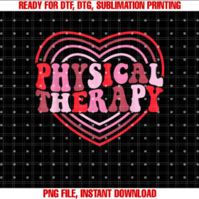 Physical Therapy Valentines Day Pt Heart Physical Therapist T-shirt