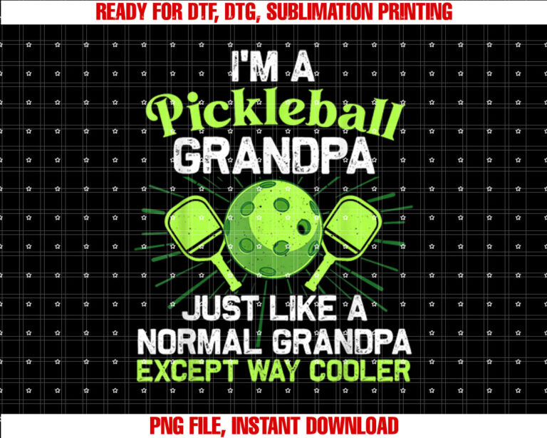 Pickleball Art For Grandpa Men Pickle Ball Pickleball Lover T-shirt
