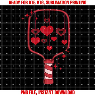 Pickleball Paddle Heart Valentines Day Racquetball Men Women T-shirt