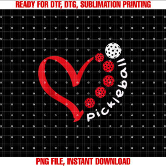 Pickleball Valentine day Heart pickleball lovers T-shirt