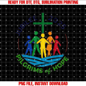 Pilgrims of Hope Jubilee 2025 Rome Spiritual T-shirt