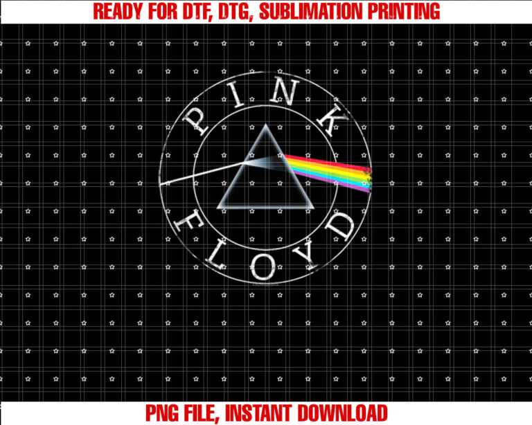 Pink Floyd Rock Band Prism Circle T-shirt