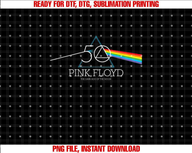 Pink Floyd The Dark Side of The Moon 50th Anniversary Prism T-shirt