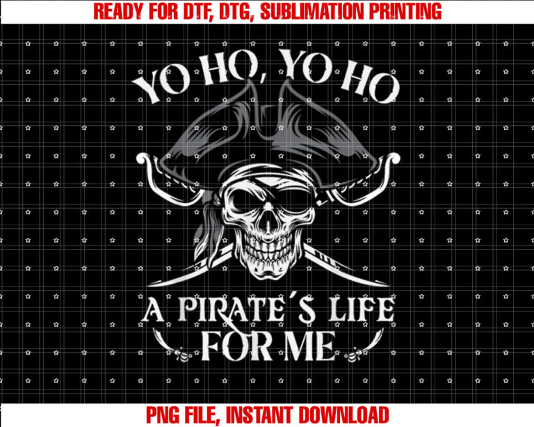 Pirate Life For Me Pirate Skull Buccaneer Freebooter T-shirt