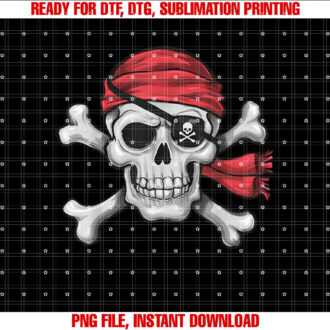 Pirate Skull Crossbones Halloween Costume Men Boy Kids T-shirt