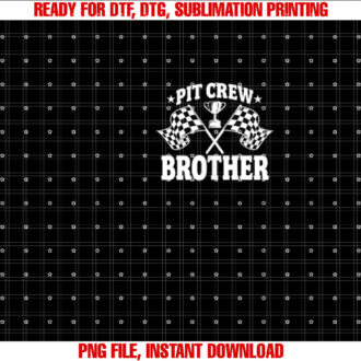 Pit Crew Brother Race Car Birthday Party Racing Men T-shirt