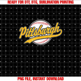 Pittsburgh Vintage Baseball Throwback Retro Design T-shirt