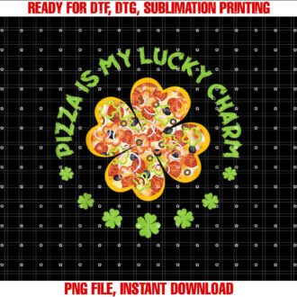 Pizza Is My Lucky Charm Funny Pizza St Patricks Day T-shirt
