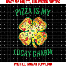 Pizza is My Lucky Charm Pizza Shamrock St Patricks Day T-shirt
