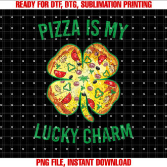Pizza Is My Lucky Charm Pizza Shamrock St Patricks Day T-shirt