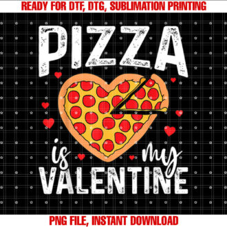 Pizza Is My Valentine Funny Boy Girl Valentines Day Toddler T-shirt