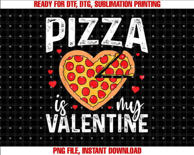 Pizza Is My Valentine Funny Boy Girl Valentines Day Toddler T-shirt