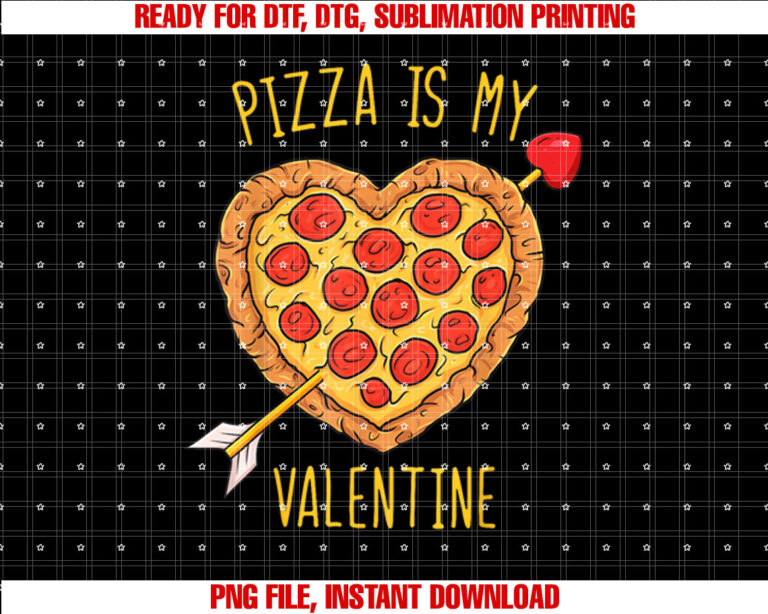 Pizza Is My Valentine Funny Valentines Day Boys Girls Kids T-shirt