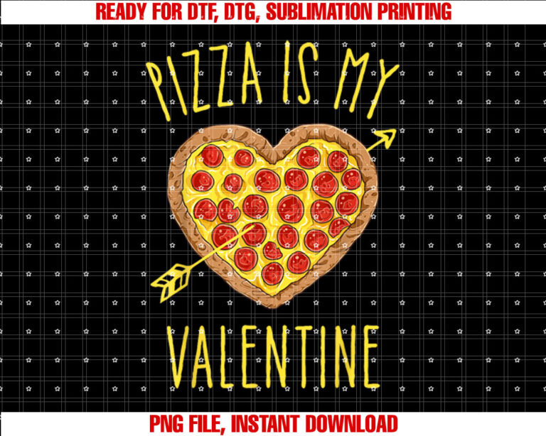 Pizza Is My Valentine Valentines Day Heart Pepperoni Lover T-shirt