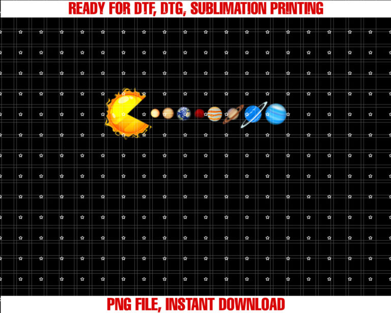 Planetary System Star Eating Planets Sun Funny Astronomy T-shirt