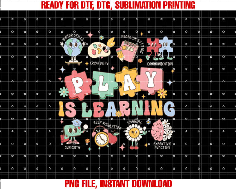 Play Is Learning Preschool Kindergarten Teacher Women T-shirt