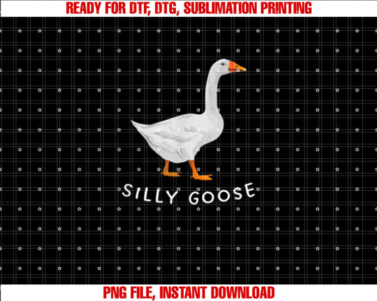 Playful Silly Goose Design Quirky and Fun T-shirt