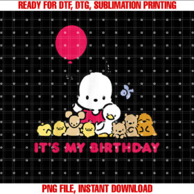 Pochacco Its My Birthday T-shirt