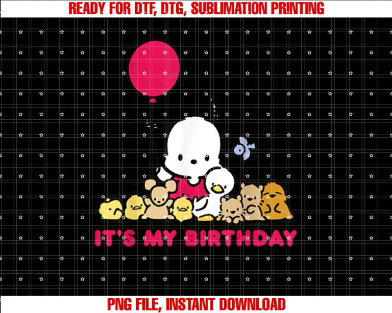 Pochacco Its my Birthday T-shirt