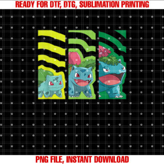 PokÃmon Bulbasaur Evolutions T-shirt