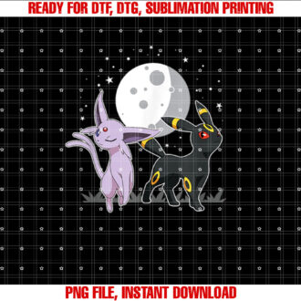 PokÃmon Celestial Espeon And Umbreon T-shirt