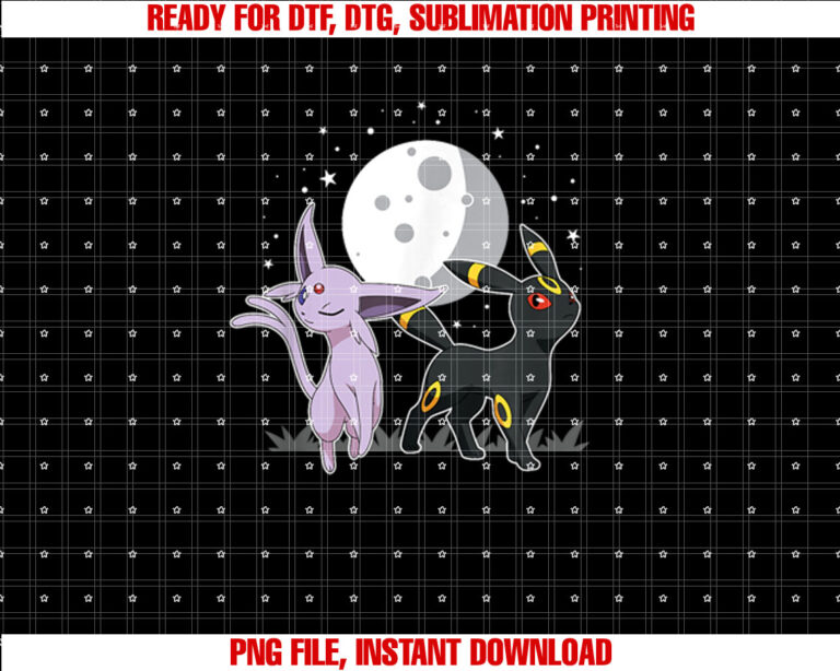 PokÃmon Celestial Espeon And Umbreon T-shirt