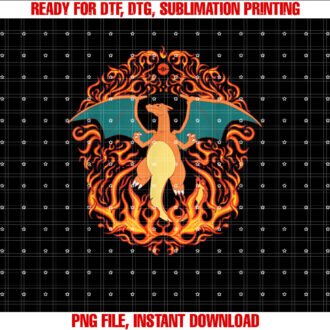 PokÃmon Charizard Fire Type Flames Generation 1 T-shirt