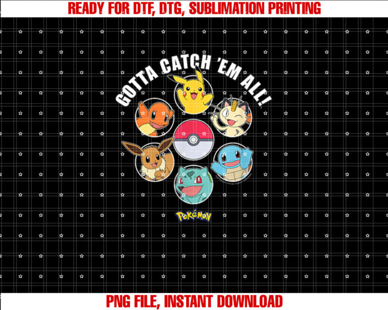 PokÃmon Gotta Catch Em All Group T-shirt