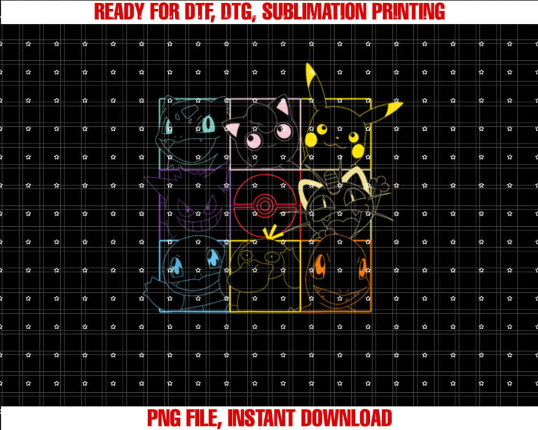 PokÃmon Grid T-shirt