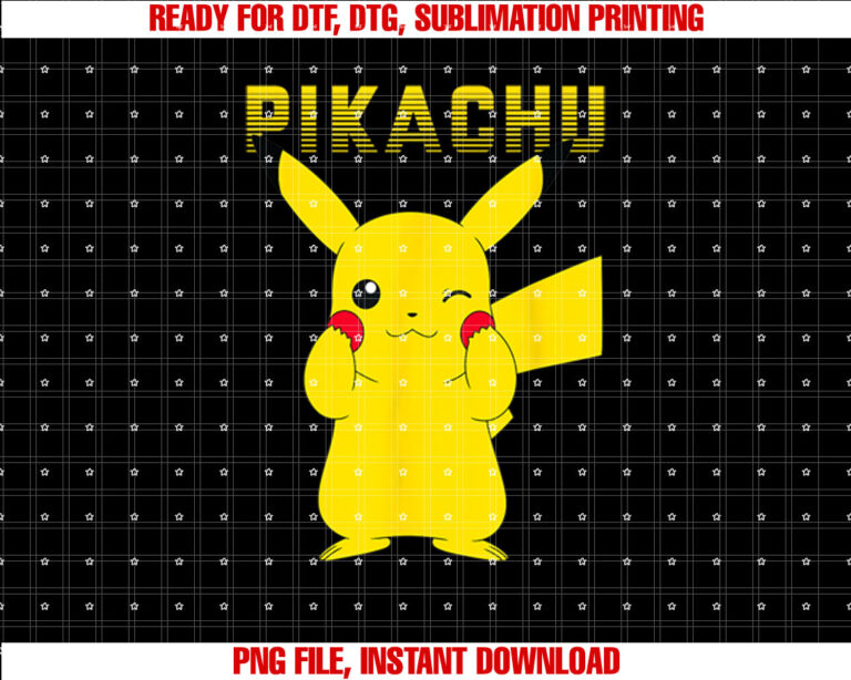 Pokãmon Pikachu Adorable Pika Pika Cute T-shirt