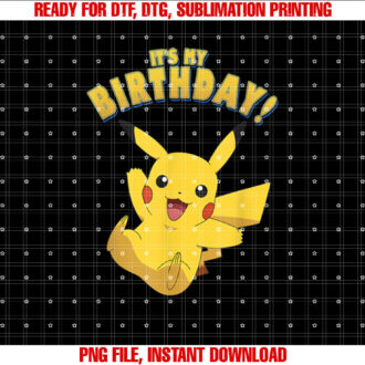 PokÃmon Pikachu Its My Birthday T-shirt