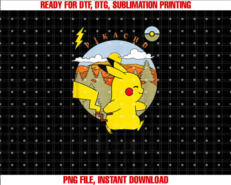 PokÃmon Pikachu Outdoor Adventures Vintage Post Card T-shirt