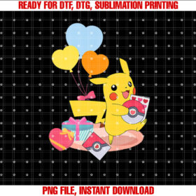 Pokãmon Pikachu Valentines Day Hearts Pokeball Cards T-shirt