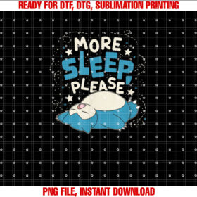 Pokãmon Snorlax More Sleep Please T-shirt