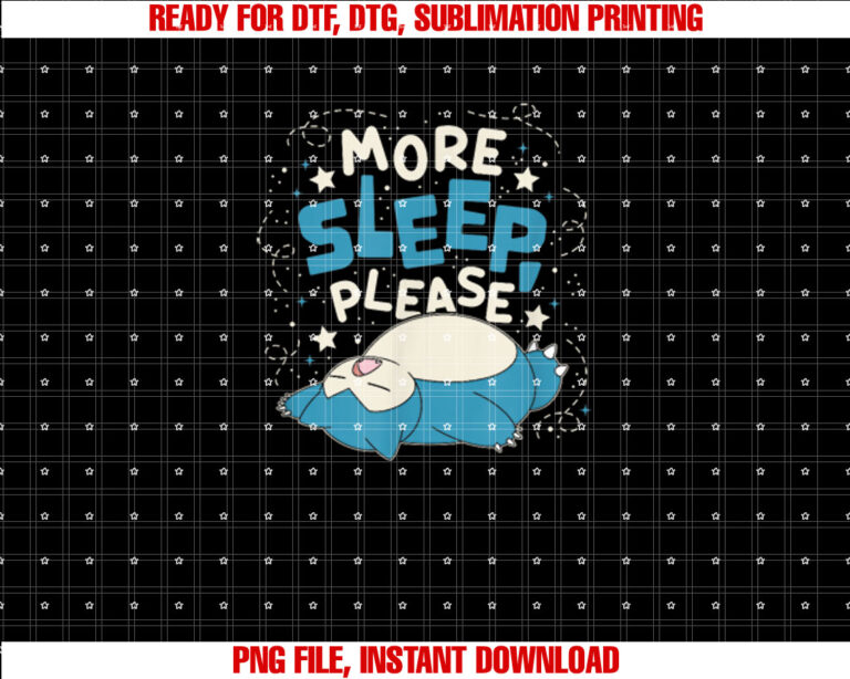 PokÃmon Snorlax More Sleep Please T-shirt