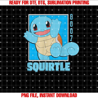 PokÃmon Squirtle 007 Character Box T-shirt