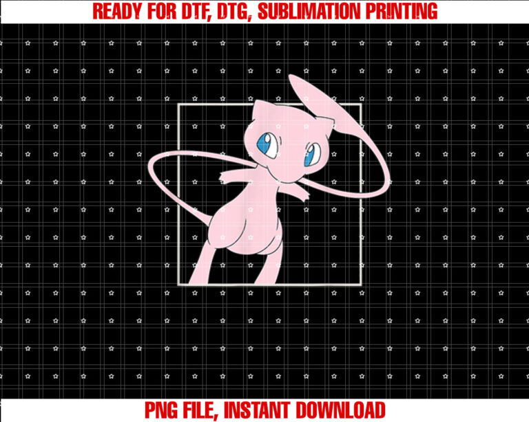 Pokemon Mew Katana T-shirt